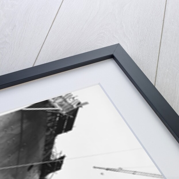 Bow of the USS Saratoga warship by Anonymous