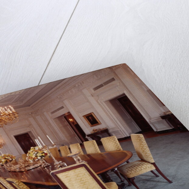 White House State Dining Room by Anonymous