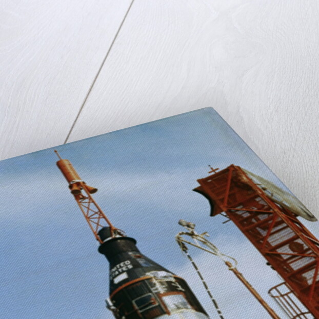 Rocket on Launch Pad by Anonymous