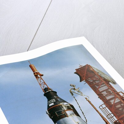 Rocket on Launch Pad by Anonymous
