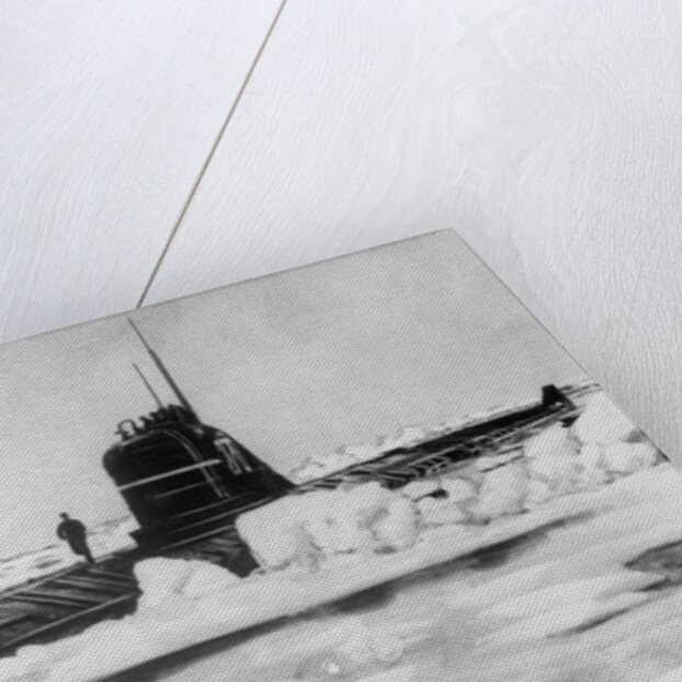 Soviet Submarine at the North Pole by Anonymous