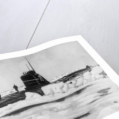 Soviet Submarine at the North Pole by Anonymous