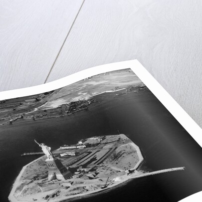 Aerial View of Liberty Island by Anonymous