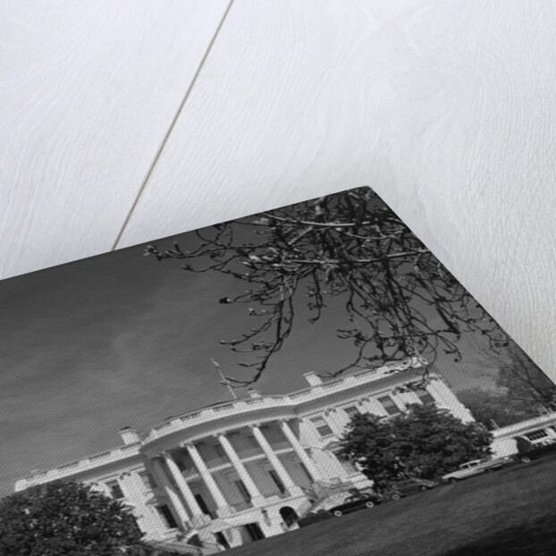 Exterior View of White House by Anonymous