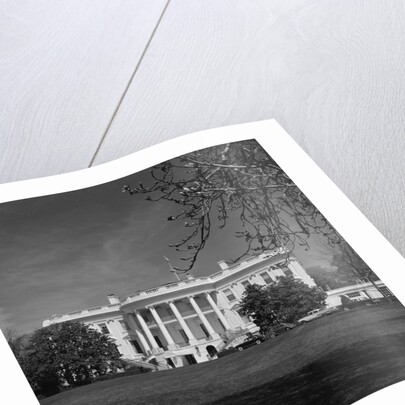 Exterior View of White House by Anonymous
