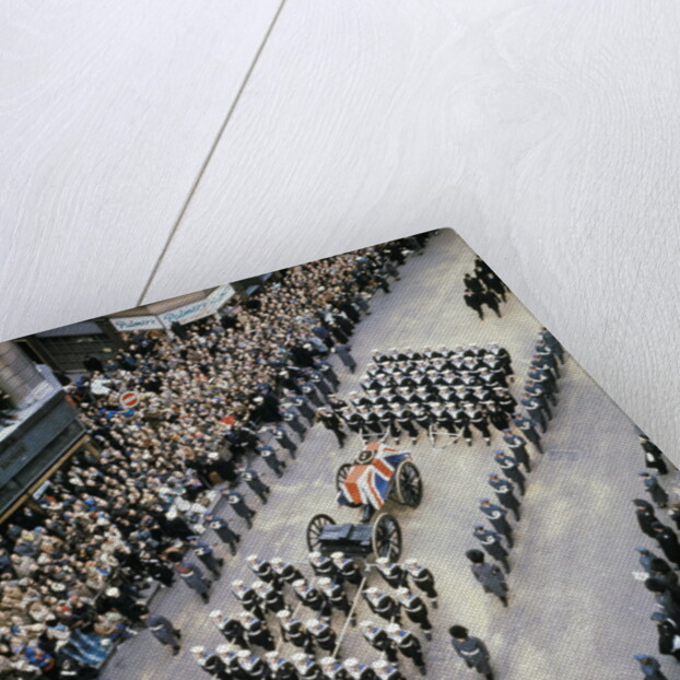 Sir Winston Churchill Funeral Procession by Anonymous