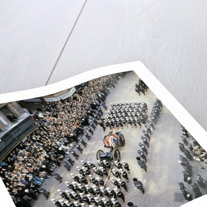 Sir Winston Churchill Funeral Procession by Anonymous