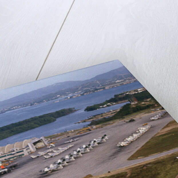 Aerial View of Leward Point Air Field by Anonymous