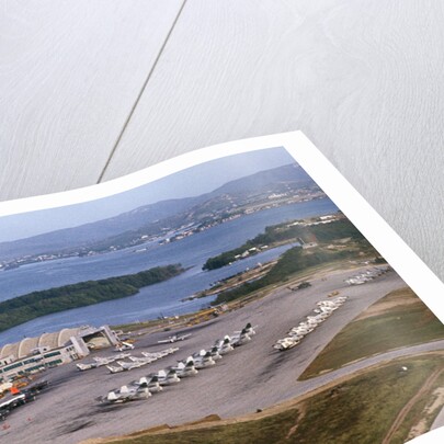 Aerial View of Leward Point Air Field by Anonymous