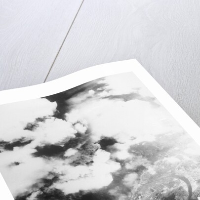 Hiroshima Mushroom Clouds by Anonymous