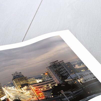 View of Hollywood at Dusk by Anonymous