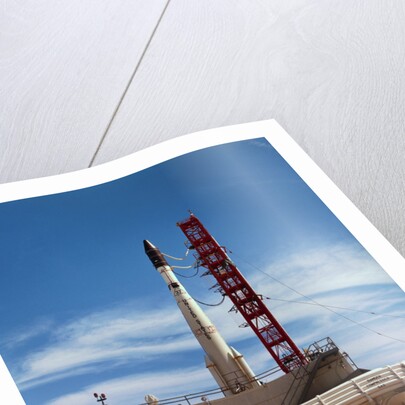 ESSA-II Weather Satellite and Delta Rocket by Anonymous