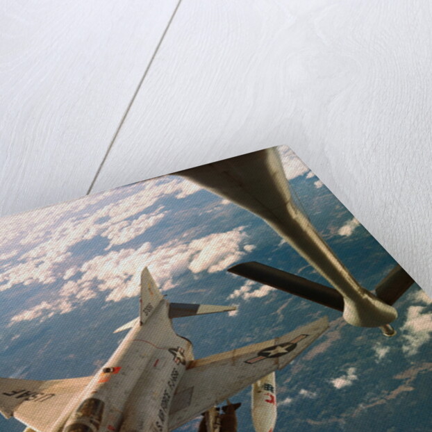 Air Force Jet Refueling While Flying by Anonymous