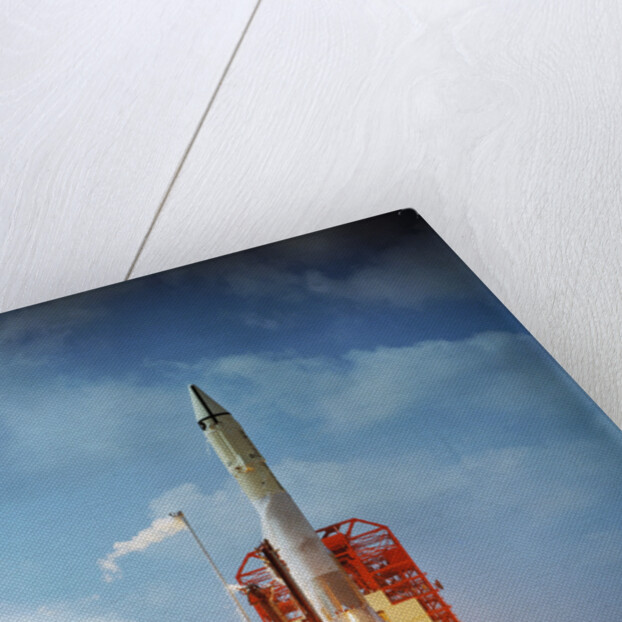 View of Atlas-Centaur Surveyor Blasting Off by Anonymous