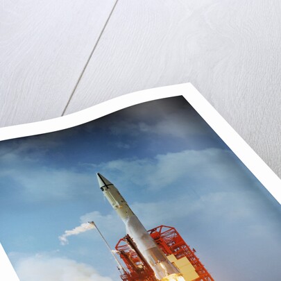 View of Atlas-Centaur Surveyor Blasting Off by Anonymous