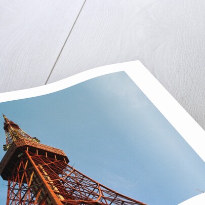 View of Tokyo Tower Located in Center of City by Anonymous