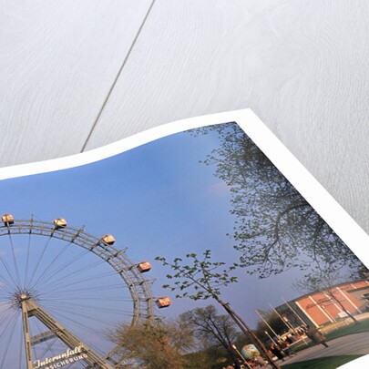 Giant Ferris Wheel in Prater Amusement Park by Anonymous