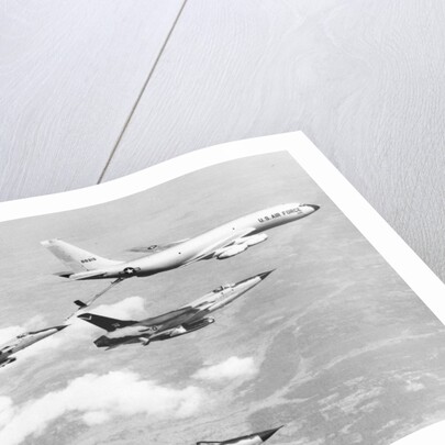 Fighter Jets Refueling in Flight by Anonymous