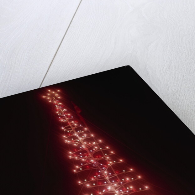 View of Christmas Tree Made of Metal Pipes by Anonymous