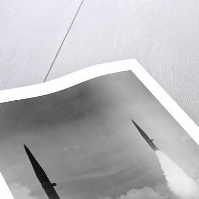 Missiles Being Launched into Sky by Anonymous