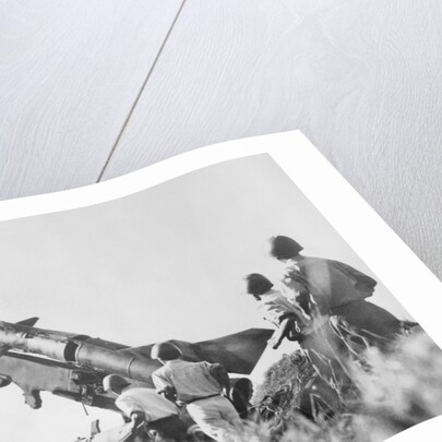 Soldiers Near a Missile by Anonymous