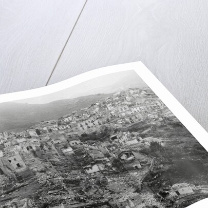 Ruins of Gibellina at Mountainside by Anonymous