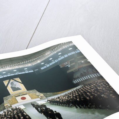 Interior View of Shigeru Yoshida Funeral Procession by Anonymous