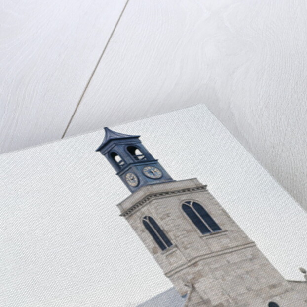 Exterior View of Church Being Reconstructed by Anonymous