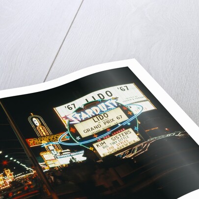 Night Views of Las Vegas Strip by Anonymous