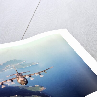 Airforce C-130 Hercules Flying by Anonymous