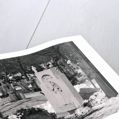 Coffin at Burial Site by Anonymous