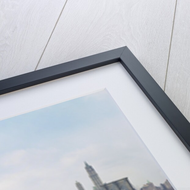 Brooklyn Bridge with Lower Manhattan Skyline by Anonymous