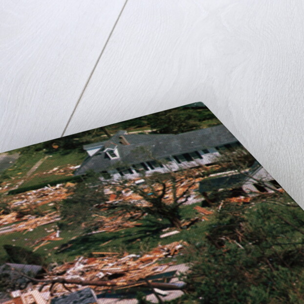 Damage Left by Hurricane Camille by Anonymous