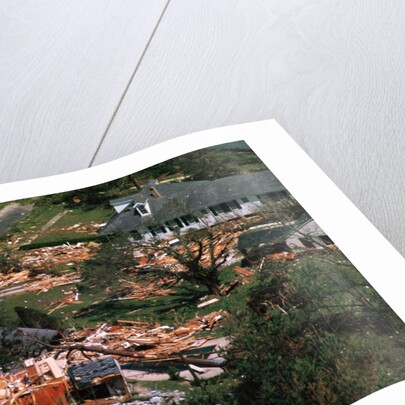 Damage Left by Hurricane Camille by Anonymous