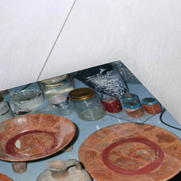 Aztec Artifacts Found During Excavation by Anonymous