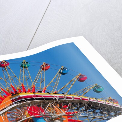 Ferris Wheel and Roller Coaster at Expo 1970 by Anonymous