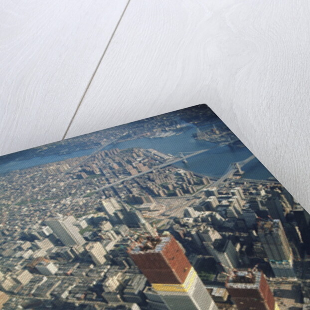 Twin Towers Under Construction by Anonymous
