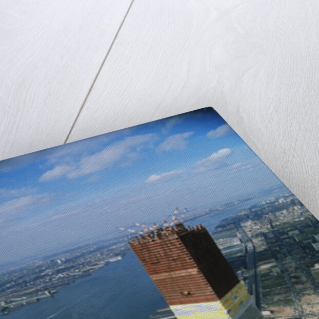 Twin Towers Under Construction by Anonymous