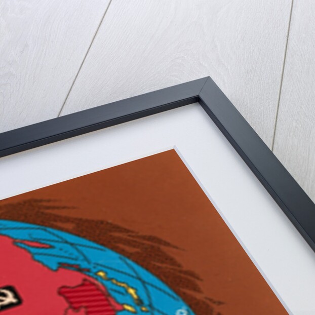 Map Showing Russia and China with Other Countries by Anonymous