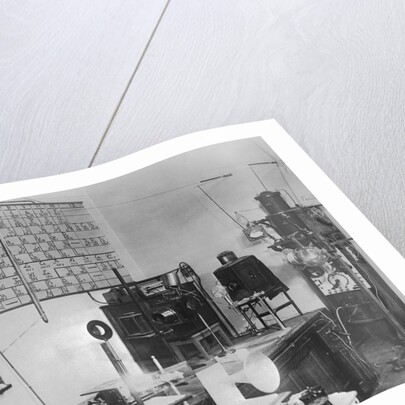 Interior of Madame Curie's Laboratory by Anonymous