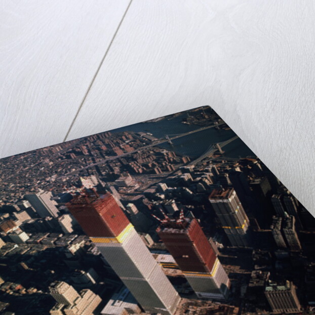 World Trade Center as Seen from the Sky by Anonymous