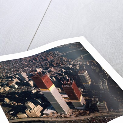 World Trade Center as Seen from the Sky by Anonymous
