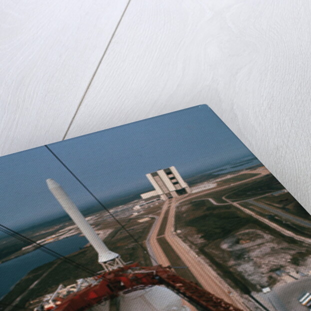 Apollo 15 Atop Saturn 5 Rocket by Anonymous