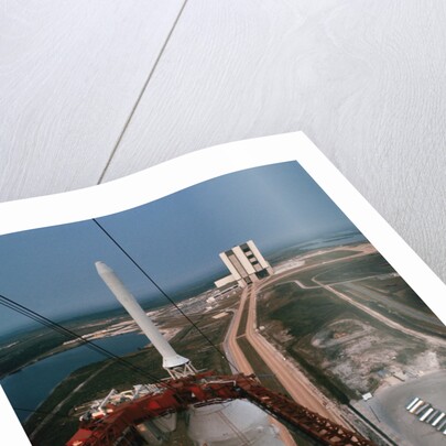 Apollo 15 Atop Saturn 5 Rocket by Anonymous