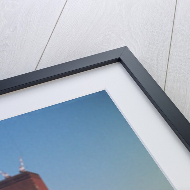 Twin Towers During Construction by Anonymous