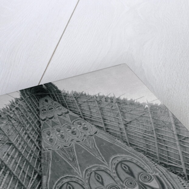 Detail of Traditional Ancestral Worship House in Papua New Guinea by Anonymous