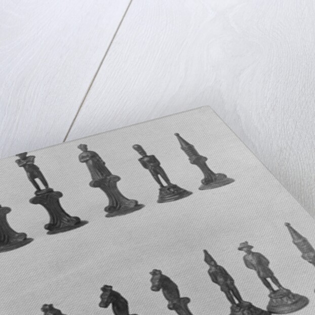 Napoleon's Chess Statuettes by Anonymous