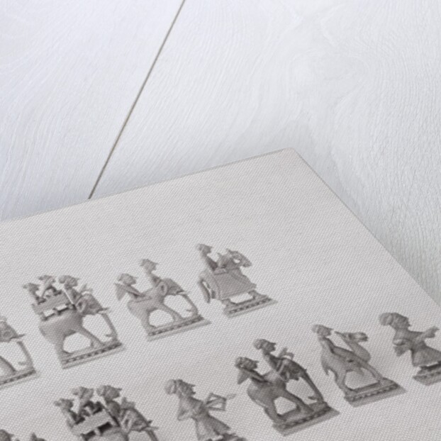 Napoleon's Chess Statuettes by Anonymous