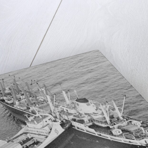 The Ship Trans Hawaii Ramming Into a Freighter by Anonymous