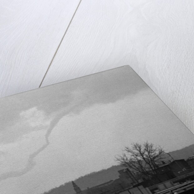 Distant View of Storm Damaged Land Area by Anonymous